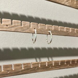 Silver Hoop Earrings